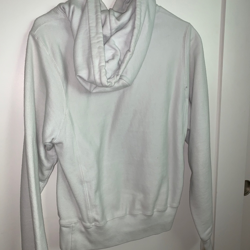 CHAMPION REVERSE WEAVE HOODIE WHITE - Picture 3 of 5